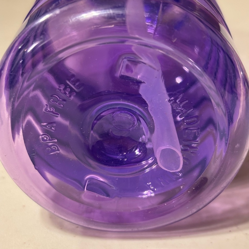 Purple Water Bottle plastic - Picture 5 of 5